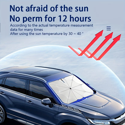 2023 New Car Sun Umbrella: Innovative Telescopic Sun Visor for Heat Insulation & Shade Protection!