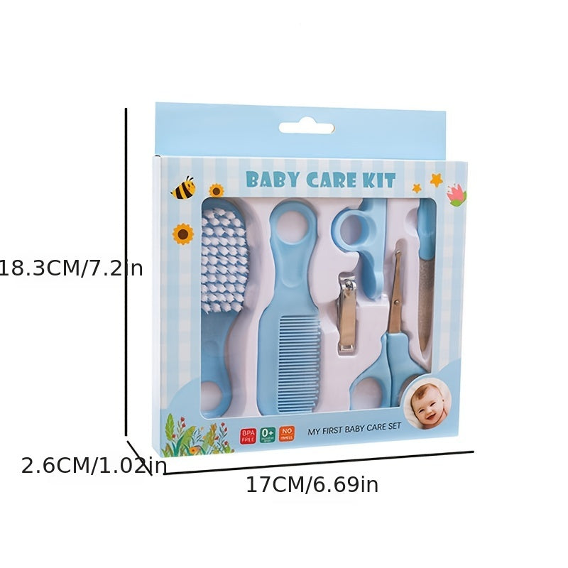 Kit de soins des ongles et des cheveux pour bébé de 6 pièces - Parfait pour les nouveau-nés et les enfants ! 