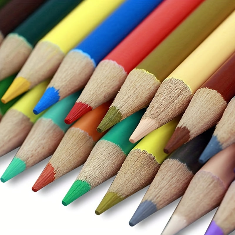 50/72 Colors Oily Pencil Drawing Sketch Set Soft Wood Color Pencil For School Student Stationery Art Supplies Children's Drawing Pencil