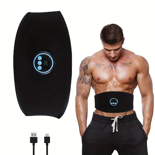 10 Modes 20 Intensity Fitness EMS Electric Abdominal Massage Body Slimming Belt Muscle Stimulator USB Recharge Waist Trainer Weight Loss Dropshipping