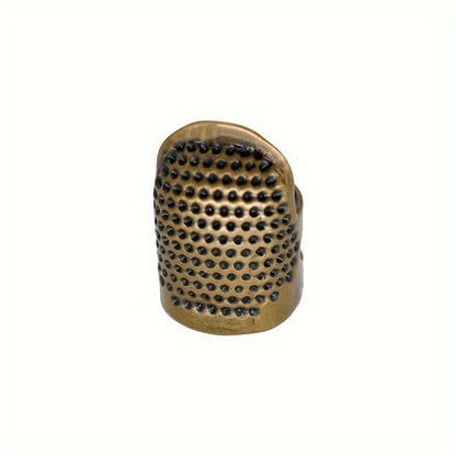 1pc Adjustable Finger Protector Thimble for Sewing, Embroidery, Stationery, Cards, and Envelopes - Protects Fingertips and Enhances Precision