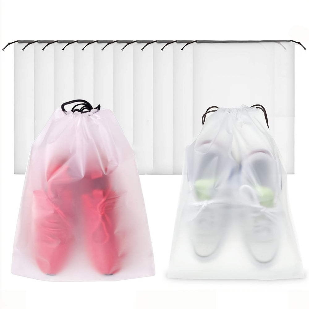 12pcs Travel Shoe Bags: Keep Your Shoes Dust & Water-Resistant While On-the-Go!