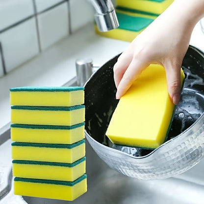 10-Pack Multi-Purpose Kitchen Cleaning Sponges - Non-Scratch, Eco-Friendly, and Super-Scrubbing!