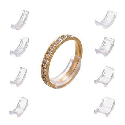 8pcs Invisible Ring Size Adjuster - Perfect for Tightness Adjustment & All Ring Sizes!