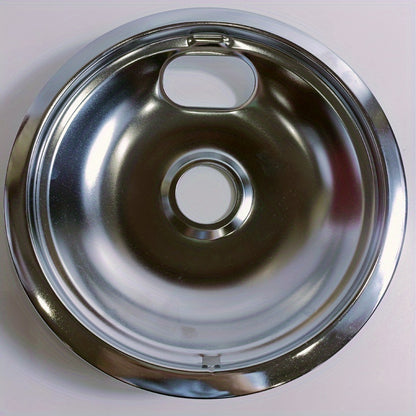 Upgrade Your Electric Stove Top with 1pc Stove Burner Drip Pans - Perfectly Fit Frigidaire Kenmore Range - Thickened to Prevent Bending & Rust