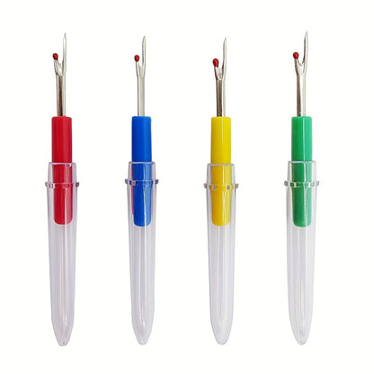 2/4/8pcs, Sewing Seam Rippers, Handy Stitch Rippers For Sewing/Crafting Removing, Threads Tools, Household Sewing Machine Sewing Accessories, Sewing Machine Accessories, DIY Sewing Accessories