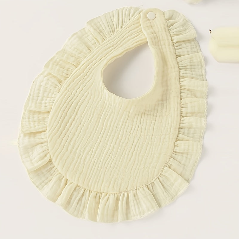 Adorable 1-Pack Baby Ruffled Bib - Perfect for Any Occasion!