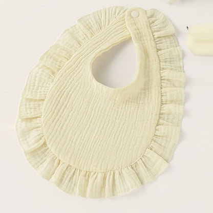 Adorable 1-Pack Baby Ruffled Bib - Perfect for Any Occasion!