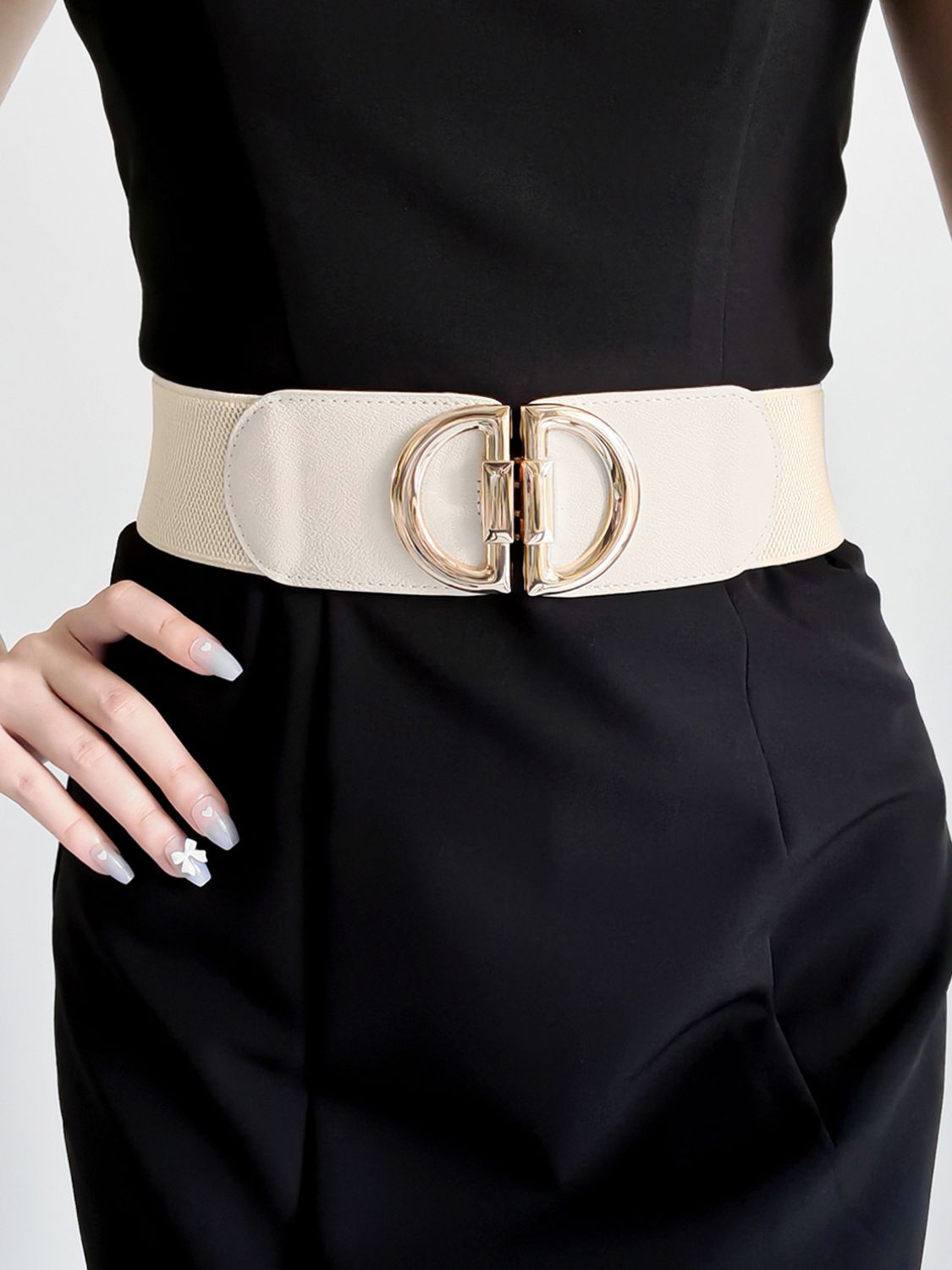 D Buckle Elastic Belt