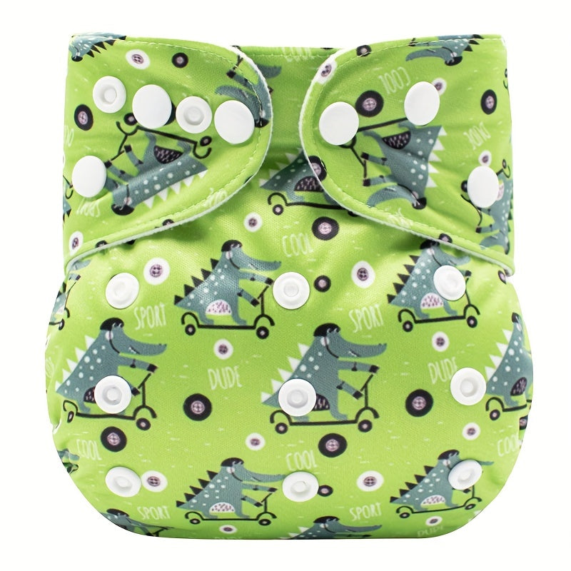 1pcreusable Adjustable Cloth Diapers for Girls and Boys - Washable and Reusable with Microfiber Inserts for Superior Absorption and Comfort