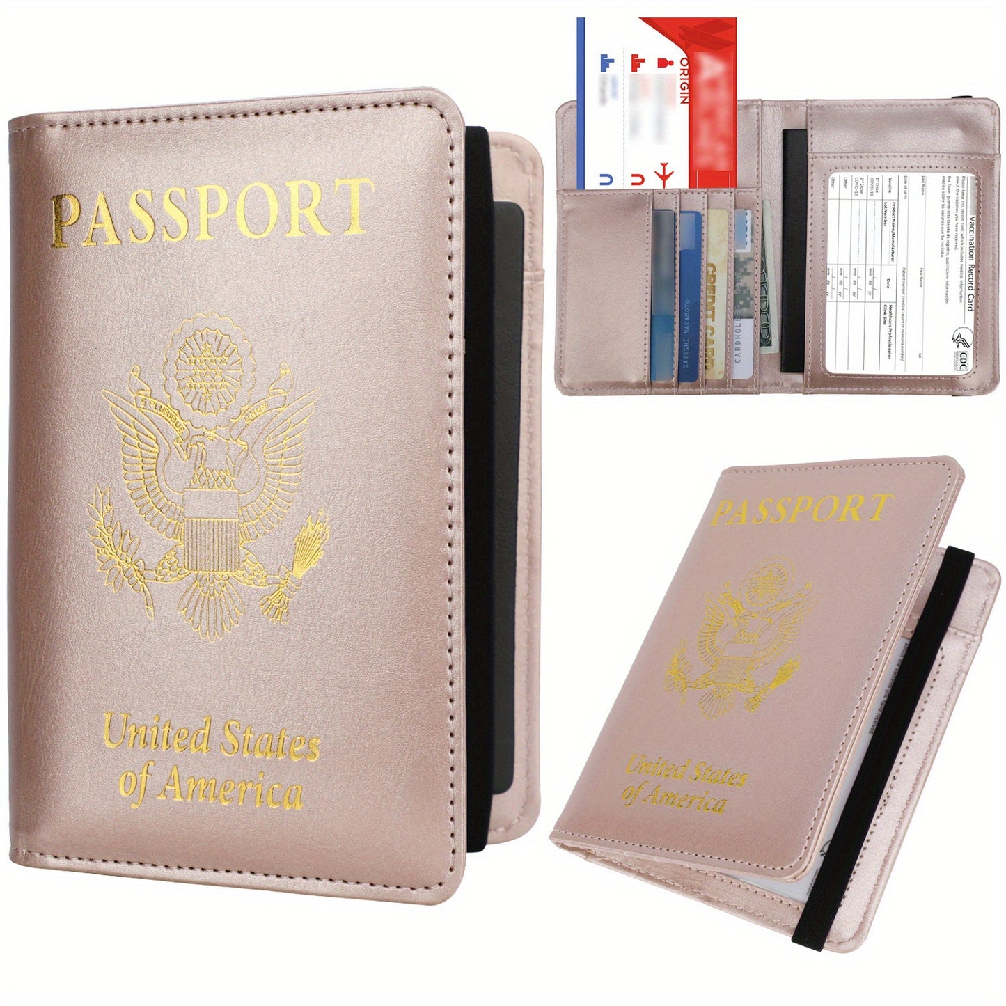 Travel In Style: Passport & Vaccine Card Holder - The Perfect Combo for Your Next Adventure!