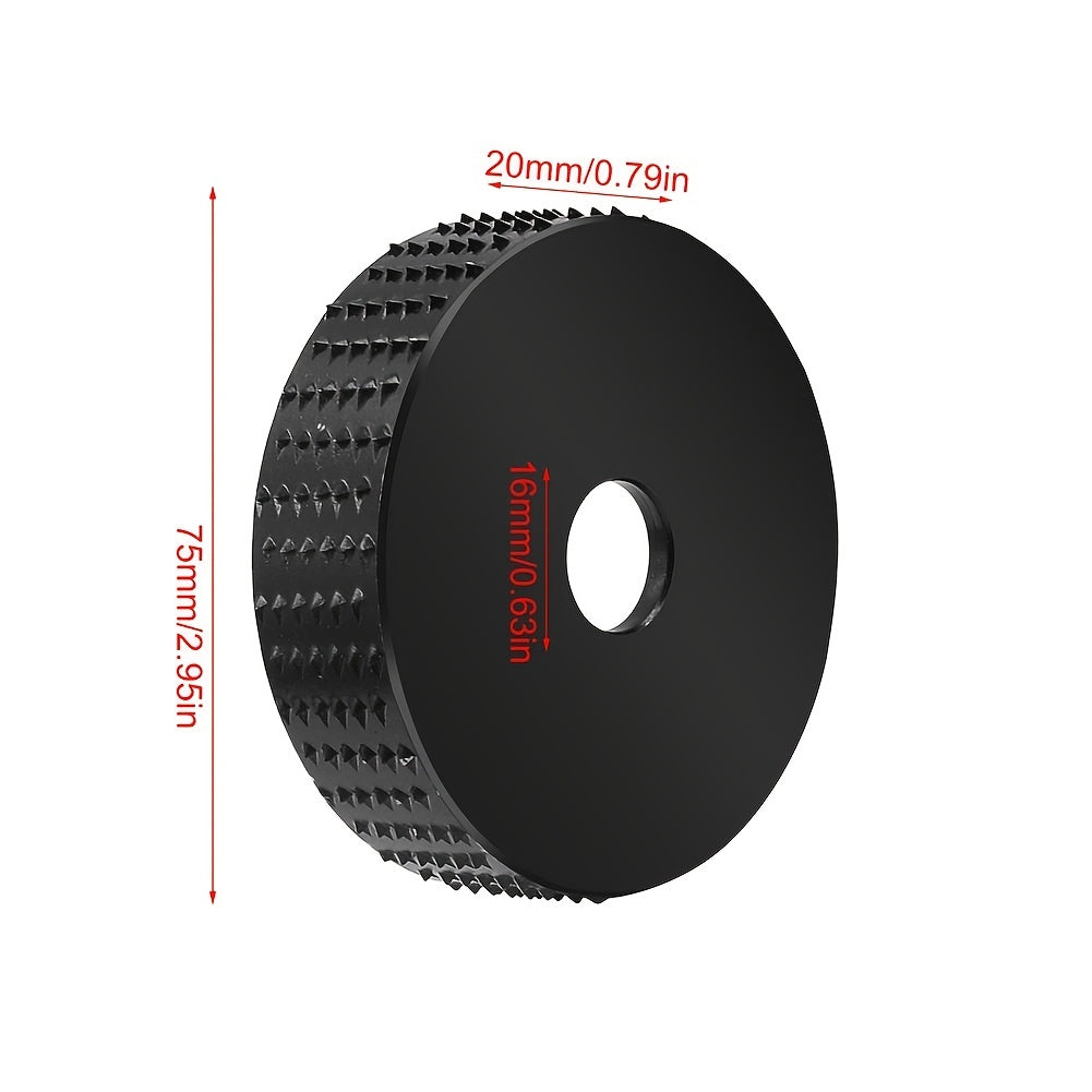 Unique Spikes Aperture 16MM Angle Grinding Disc for Woodworking Sanding and Shaping Rotary Wheel