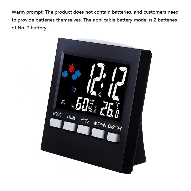 Stay Prepared for Any Weather with this Weather Clock Monitoring Alarm Clock!