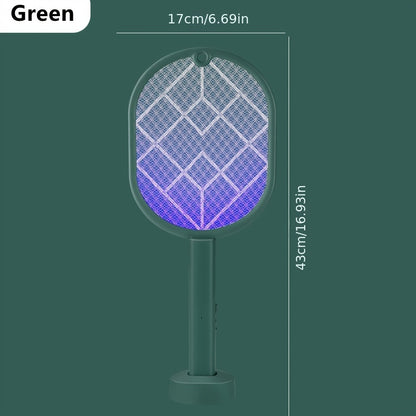 3000V USB Rechargeable Electric Insect Racket Swatter - Kill Mosquitoes & Bugs This Summer!