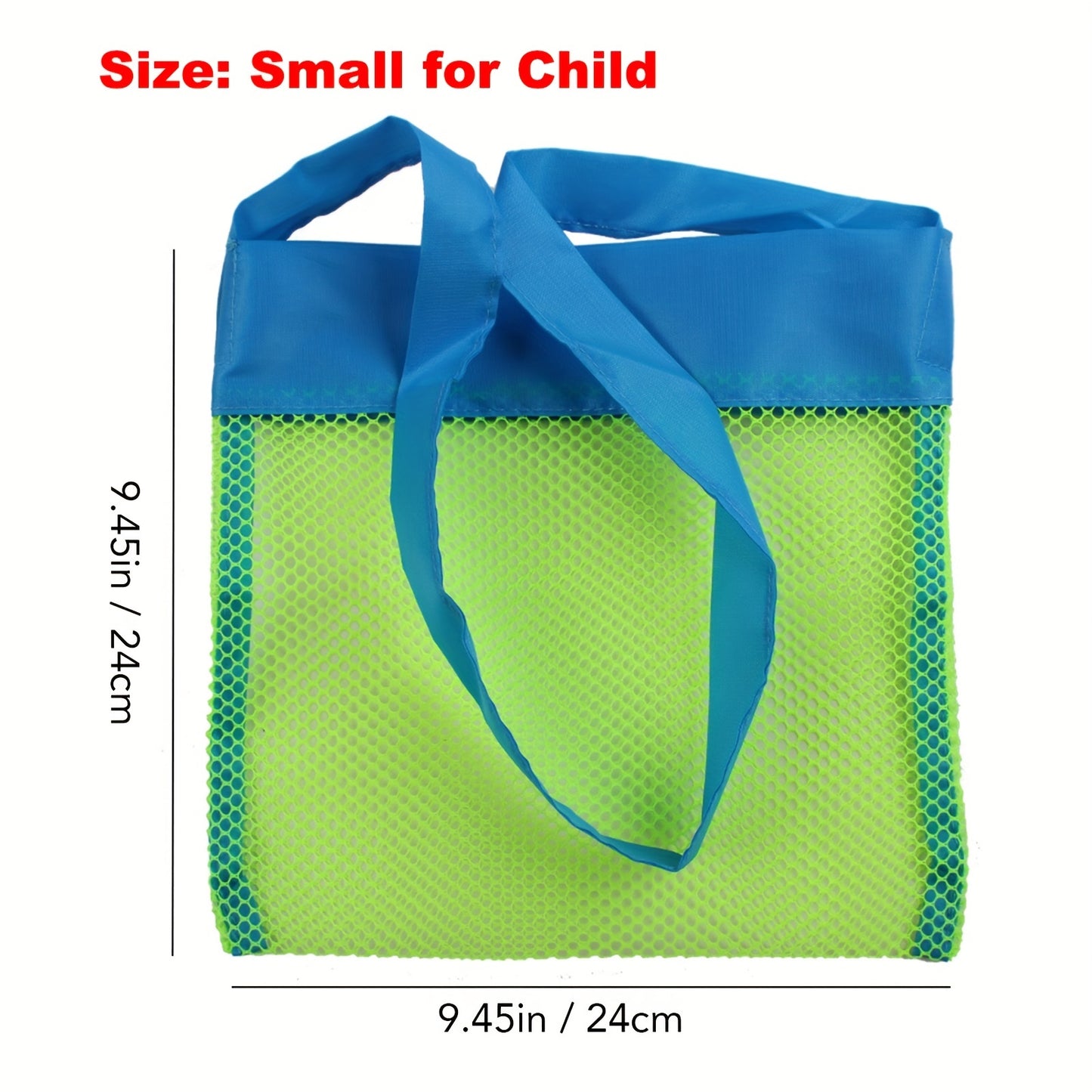 1pc Mesh Beach Bag & Tote: Perfect for Sand Toys & Beach Nets!