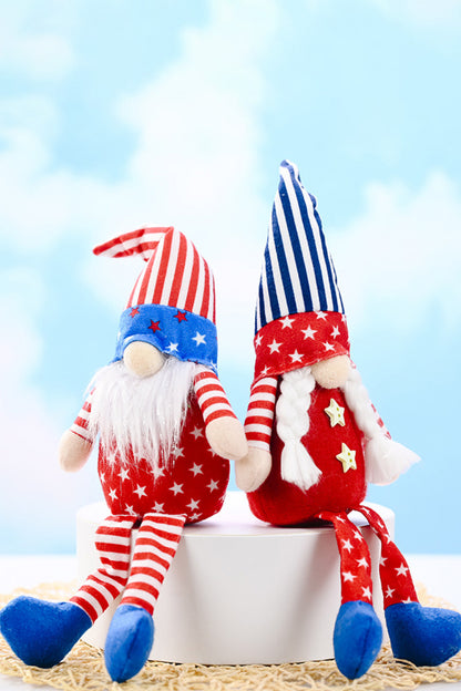 Gnomes décoratifs en forme de chapeau pointu pour le Jour de l'Indépendance, 2 pièces