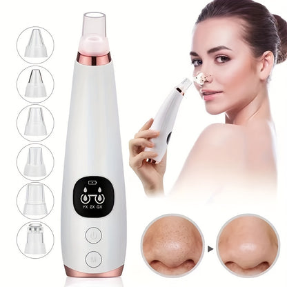 Blackhead, Grease, And Acne Removal Tools - Use This Intelligent Upgraded Facial Cleaning And Beauty Instrument To Immediately Give You A Clean, Clear, And Beautiful Face