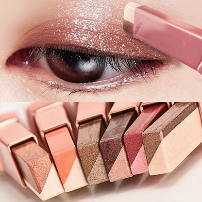 Waterproof Two-Tone Gradient Eyeshadow Stick for Long-Lasting Eye Makeup