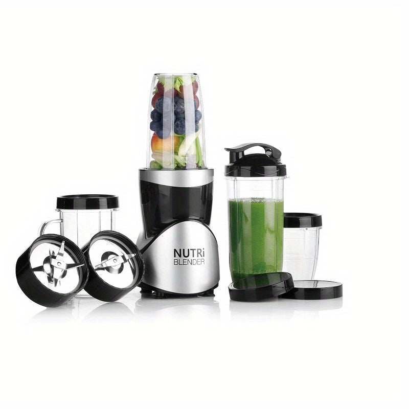 12-Piece Bullet Blender Set: 350W Pulse Technology, 2 Blades, 2 Cups, 2 Mugs, 1 Go Bottle & More - BPA Free, Pulse Technology, Smoothie & Ice Crusher Maker