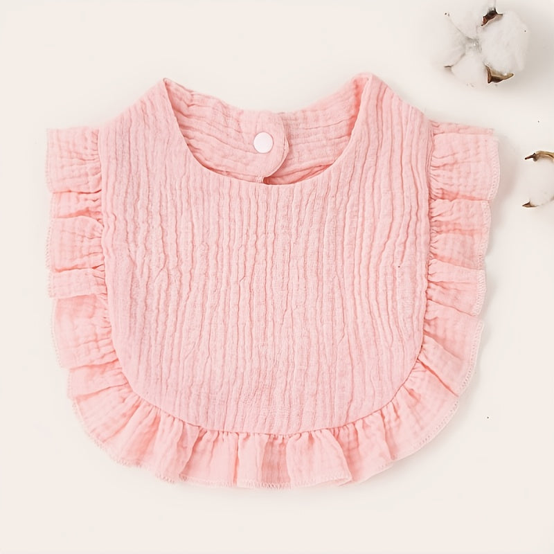 Adorable 1-Pack Baby Ruffled Bib - Perfect for Any Occasion!