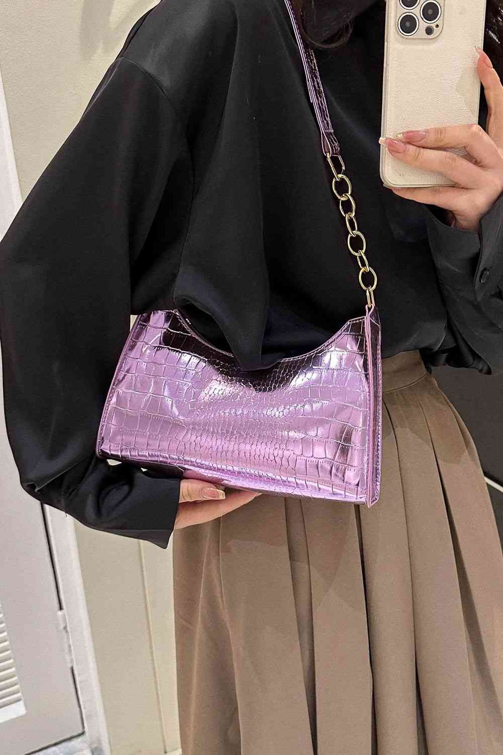 PU Leather Shoulder Bag