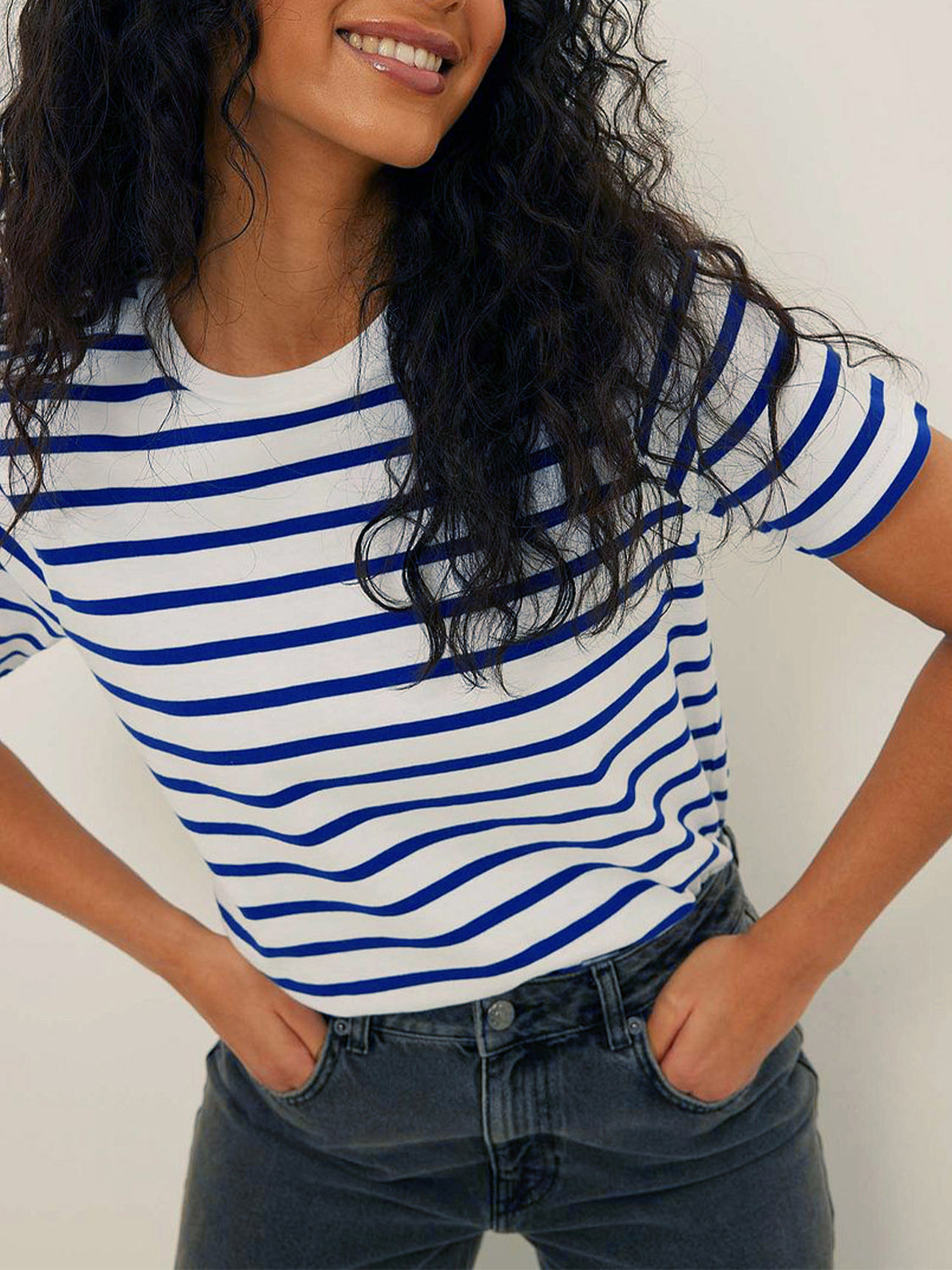 Striped Short Sleeve T-Shirt