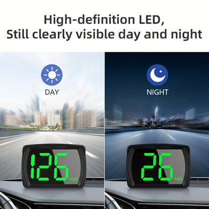 Upgrade Your Driving Experience with a Digital GPS Speedometer - Speed MPH/KM/H, Compass, Fatigue Reminder & More!