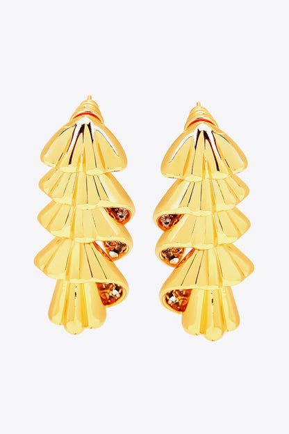 So Gorgeous 18K Gold-Plated Rhinestone Earrings