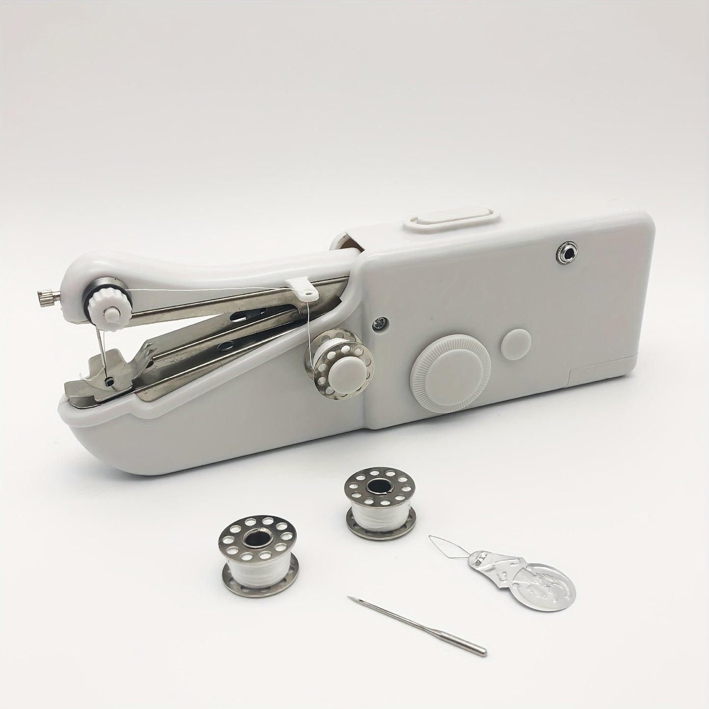 1 Set Handheld Sewing Machine: Perfect for Beginners, Easy to Use, Batteries Not Included!