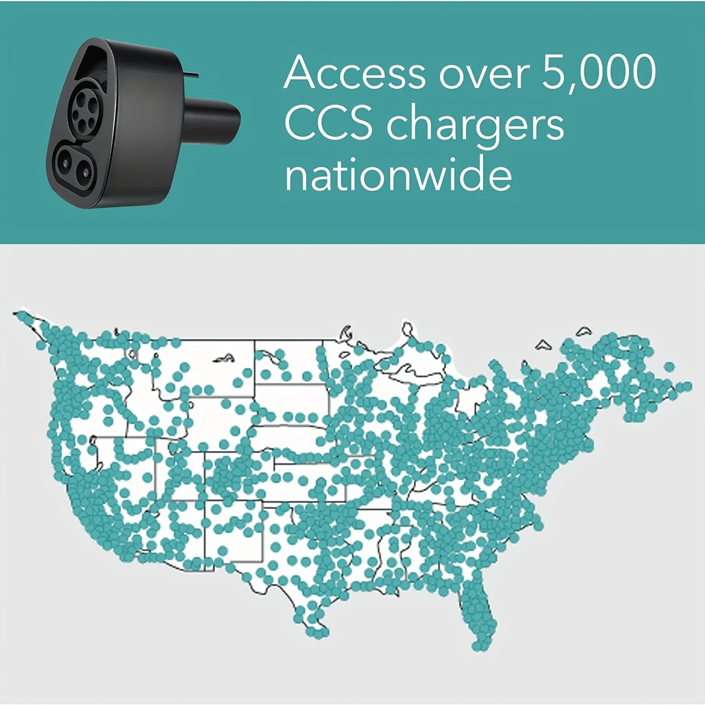 Waterproof CCS1 Charger Adapter for Tesla - 150-250KW DC Fast Charging - Supports All CCS Charging Stations