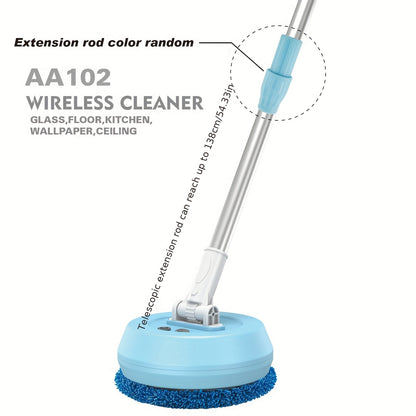 1pc Wireless Electric Mop: The Perfect Gift for Effortless Cleaning of Glass, Ceilings, Doors, and Windows!