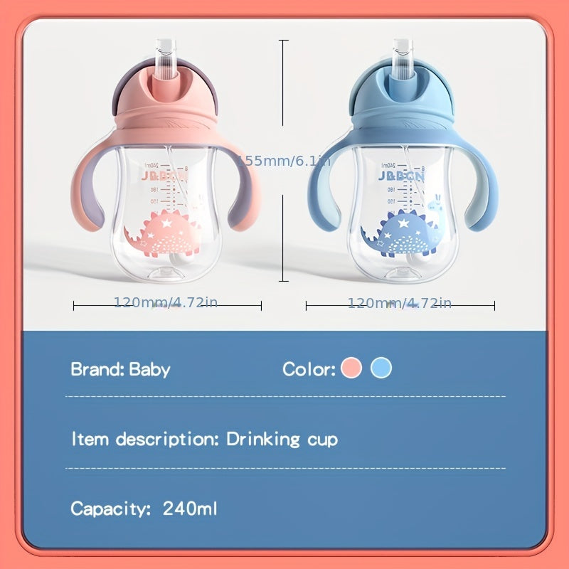 8.11oz/240ml Baby Tritan Water Cup - Perfect for Training & Learning!