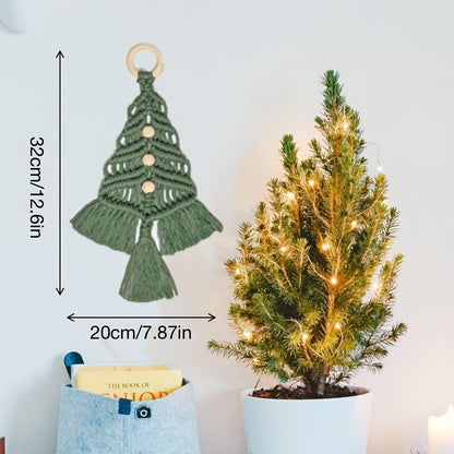 3pcs Woven Christmas Tree DIY Kit: Perfect Holiday Gift for Family & Friends!