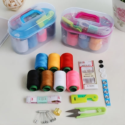 45pcs Sewing Box Set Large Household Sewing Repair Tool Storage Portable Sewing Sewing Sewing Kit