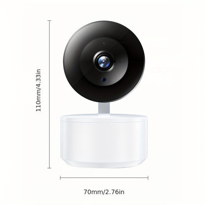 1080P 2.4GHz Security Camera - 360° Panoramic IP Camera with Human Motion Detection, Alarm Push, Two-way Audio & High-Definition Night Vision - Perfect for Home Surveillance & Baby/Pet Monitoring