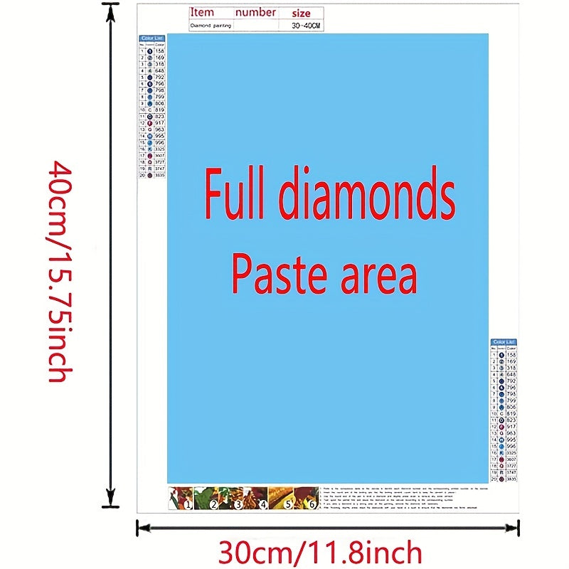 5D Artificial  Diamond Painting Kits Adult Halloween Artificial Diamond Art Horror Painting DIY Full Round Drill Home Wall Decor And Holiday Gifts For Adults Kids (11.8*15.7) Inch