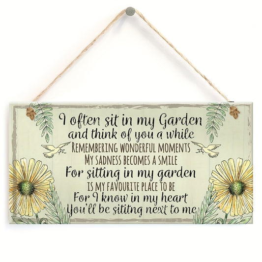 Beautiful Summer House Sign for Your Garden Shed, Friend, or Loved One - Perfect for Home Decor!