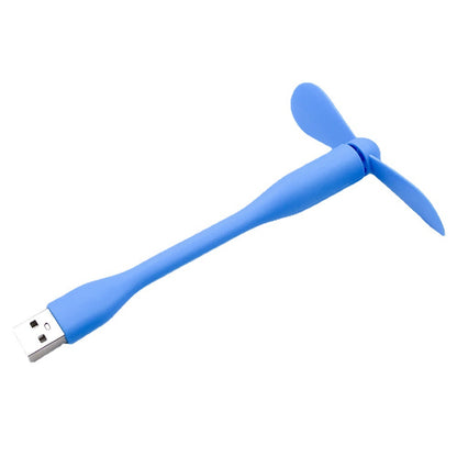 Stay Cool This Summer with this Portable, Bendable USB Fan - Perfect for Laptops, Power Banks, and AC Chargers!