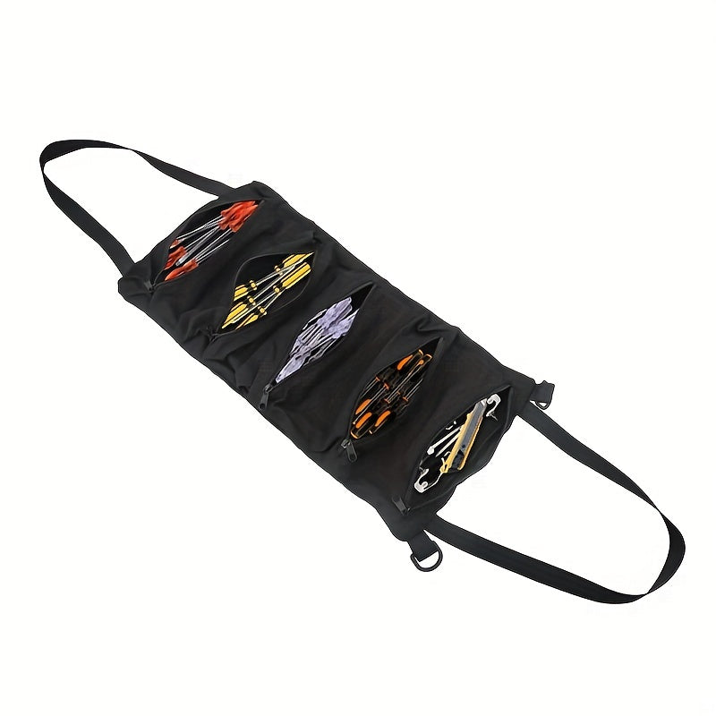 1PC Multi-Purpose Tool Roll Up Bag: Keep Your Working Tools Organized & Secure!