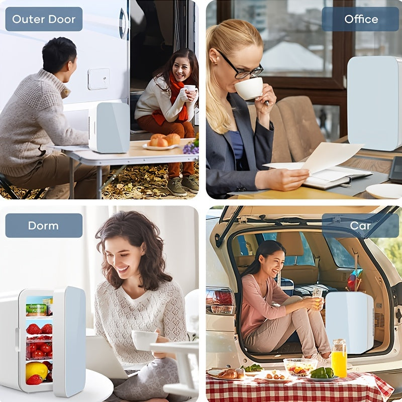 8L Car Refrigerator: Mini, Small, Home, Dorm, and Dual-Use Student Refrigeration and Heating