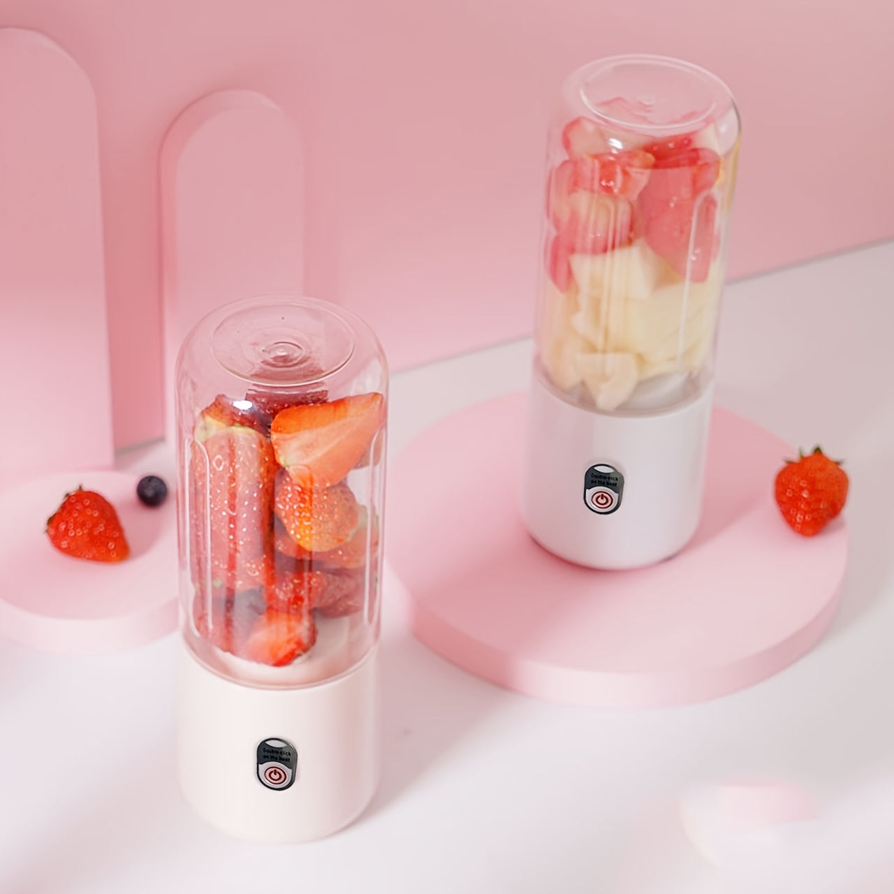 USB Rechargeable Portable Smoothie Blender: Make Delicious Juices & Smoothies Anywhere!