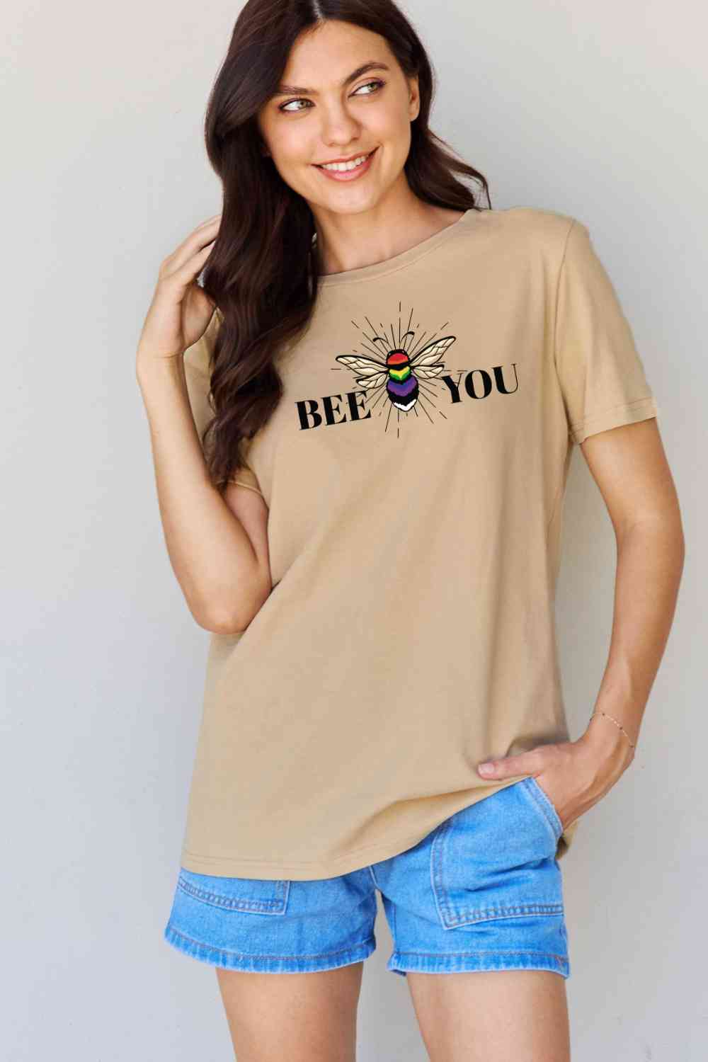 Simply Love Full Size BEE YOU Graphic T-Shirt