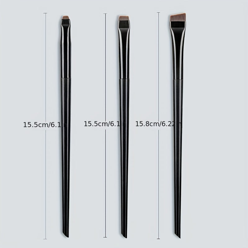 Blade Eyeliner Brush Eyebrow Brush Portable Flat Fine Eye Liner Brow Contour Makeup Brushes Cosmetic Beauty Makeup Tool