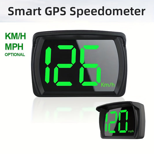 Upgrade Your Driving Experience with a Digital GPS Speedometer - Speed MPH/KM/H, Compass, Fatigue Reminder & More!