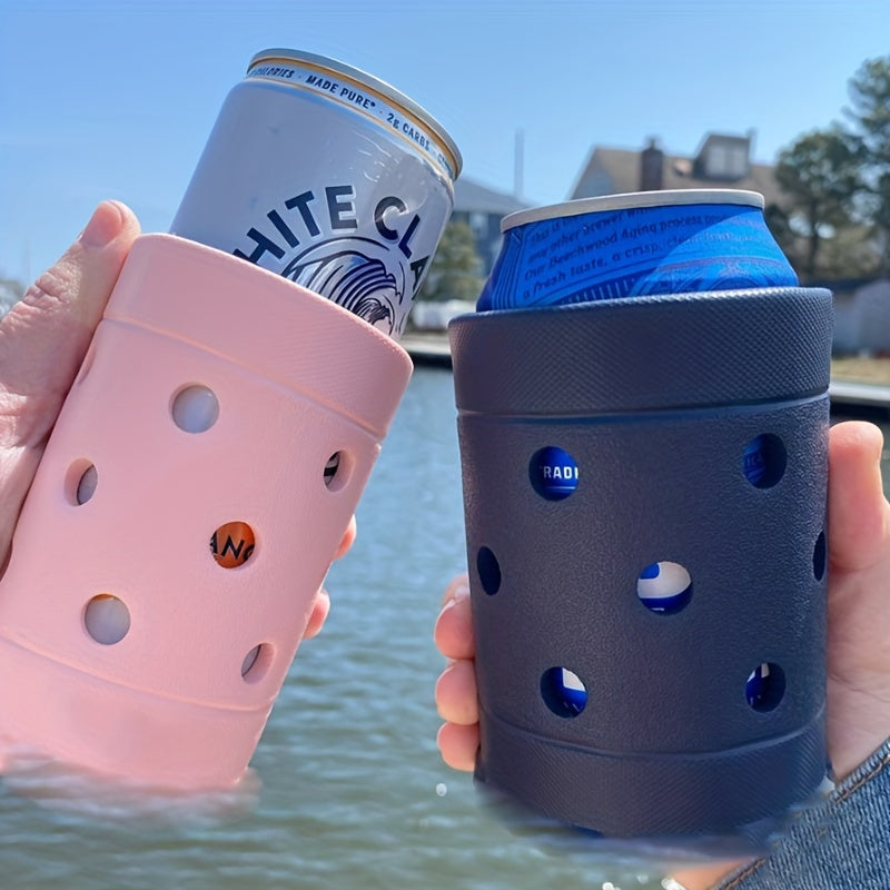 Porte-bouteille de plage, accessoire de charme en plastique léger compatible avec les sacs Bogg, gardez les bouteilles, les crèmes solaires et les canettes de boisson à portée de main avec votre sac fourre-tout 