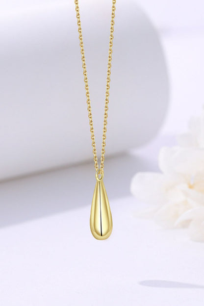 Collier pendentif plaqué or 18 carats