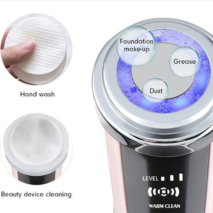 Beauty Instrument Household Facial Photon Skin Rejuvenation Beauty Instrument Pore Cleaning Rejuvenation Skin Lifting USB Charging Facial Import Instrument