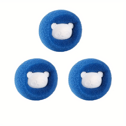 3PCS Pet Hair Remover For Laundry, Reusable Washing Machine Hair Remover, Laundry Balls For Clothes Anti-Winding Adsorption Hair Removal Cleaning Ball