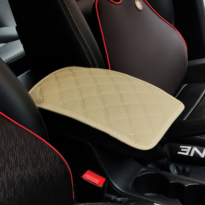 Upgrade Your Car Comfort with this Universal Artificial Leather Car Armrest Mat!