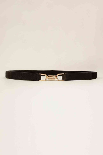 Alloy Buckle Elastic Belt